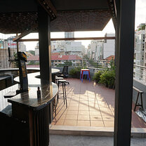 building with bar inside and uncovered