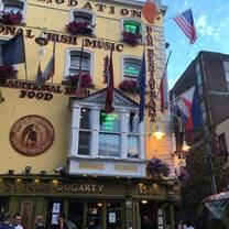 Shot from outside the bar in Dublin. 