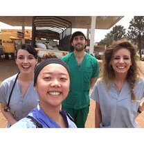 Just finished our day at the Kajjansi Medical clinic with giant smiles all around!