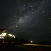 Stargazing near Uluru!