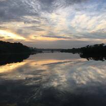 A beautiful view of the Nile at sunset