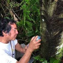 My host dad, Clemente, collecting sangre de drago (a medicinal tree sap)