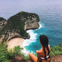 Kelingking beach in Nusa Penida 