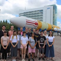Participants at JAXA Space Center