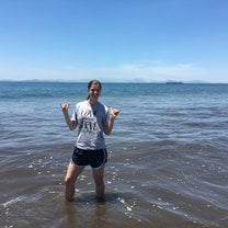 A short stop by the ocean during recreation day in Costa Rica!