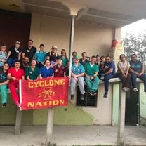 Group picture after a clinic day in Liberia, Costa Rica
