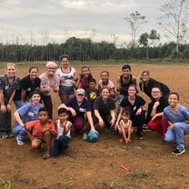 After a long day at the clinic we played soccer with a few local children and shared many laughs.