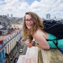 Woman exploring Cuba