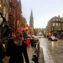 This was taken my second to last day in the city.  I was walking around with my friends and taking in the beauty of Edinburgh. 