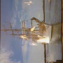 This is what the sailboat looks like.