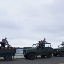 Open jeep tour of the Hai Van Pass