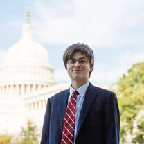 Au Gap student on the hill