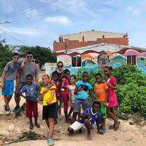 A family joins us to volunteer with a youth development program on one of Cartagena's surrounding islands.