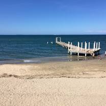 The tranquil, beautiful beach in Trujillo.  This beach is covered in shells and sea glass.