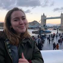 At Tower Bridge in London!
