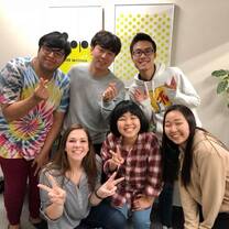Team of interns from Japan, Korea, Mexico, Thailand, and USA