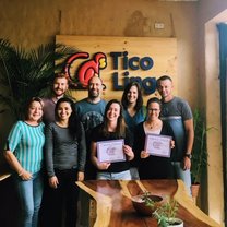 Graduation day at Tico Lingo. 