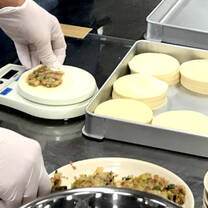 gyoza making