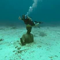 Diving with Jaqcue Costeau