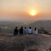 Sunset at Hampi