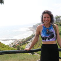 Me standing near Parque del Amor.