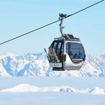 Austrian ski gondola
