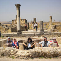 Students pose for a fun photo
