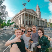 Photo of me and some new friends I made after the tour