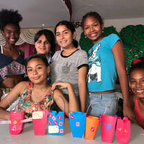Work with advocacy and girls empowerment programs in Cartagena, Colombia