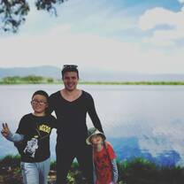 Au Pair's trip to Africa with the Host Family