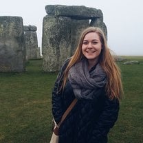 At Stonehenge (an included excursion in the Spring) 