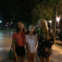 Last evening with my American friends...