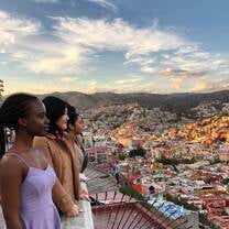 Looking at the beautiful view of Guanajuato 