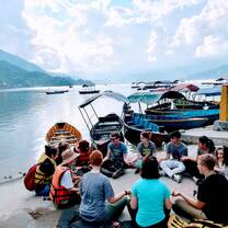 You’ll enjoy your first cups of chai tea, get to know one another and begin your informal studies of conversational Nepali.