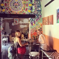 Just hanging out at a local cafe