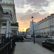 South Kensington at Sunset