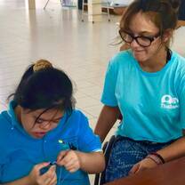 Volunteering at the Camillion centre