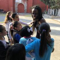 Organizing games for a local school for girls