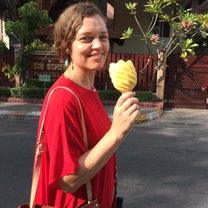 Is it a lollipop? Is it an ice-cream cone? No! It's a pineapple!