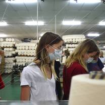 Experiencing a day in a textile factory