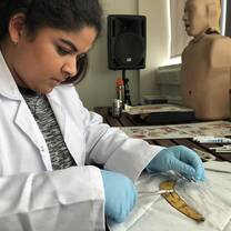 Suturing practice