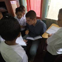 Practice Teaching English at Local Elementary School