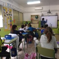 Playing games in my grade five deepening english class. 