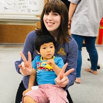 Enjoying the multilingual language learning activities with LEX members of all ages