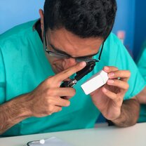 Testing out medical equipment