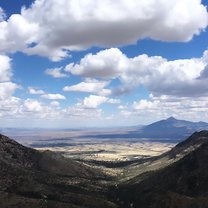 When we hiked from Mexico into Arizona!