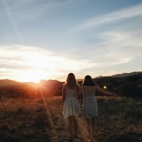 We bought dresses in Tucson and had desert prom!