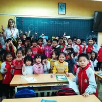 One of my classes in Vietnam 