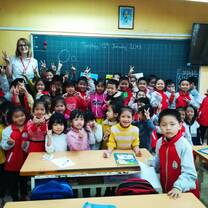 One of my classes in Vietnam 