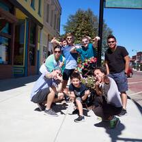 Exploring the small towns of Kansas with our host family